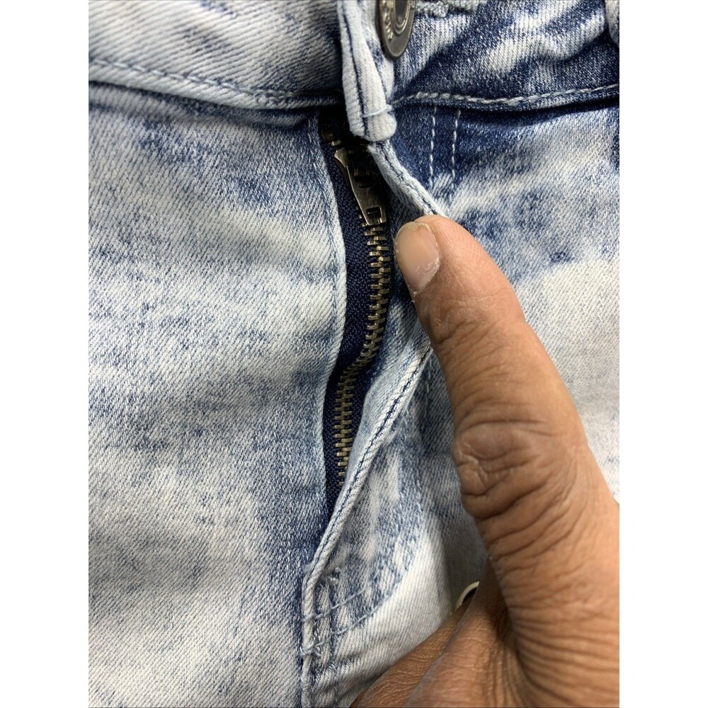 Rue 21 Premium Denim Jeans Men Size 30X32 Stacked Blue Skinny Supreme Flex - Picture 10 of 16